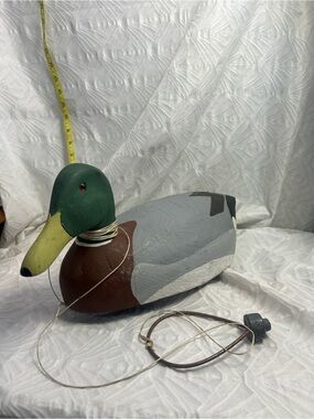 Signed Wooden Duck Decoy – Sudbury